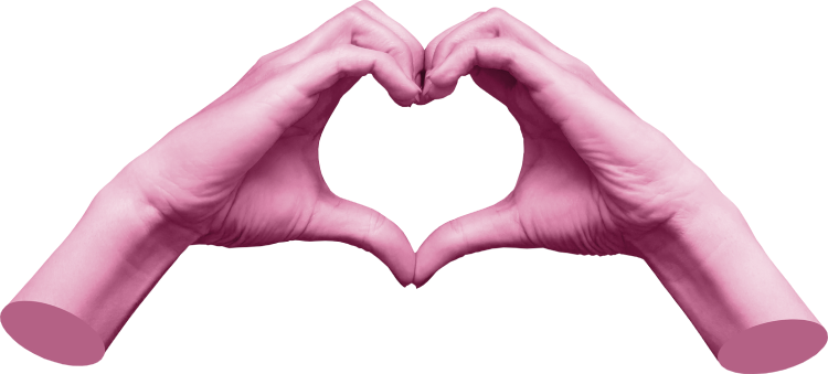 Hands forming a heart